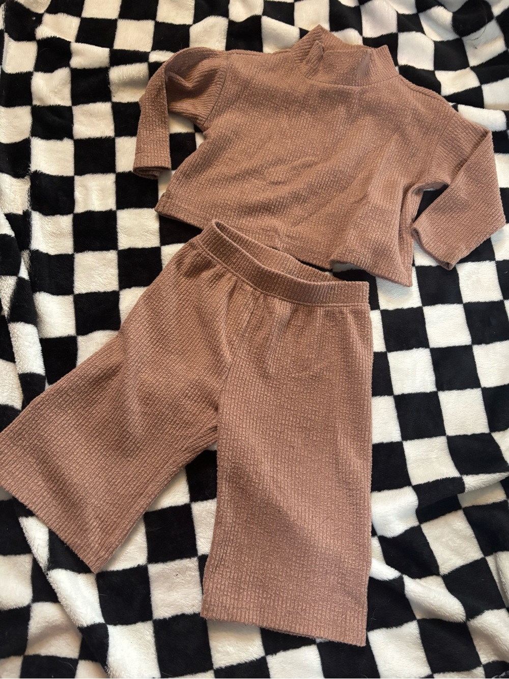 18/24 month old navy ribbed set